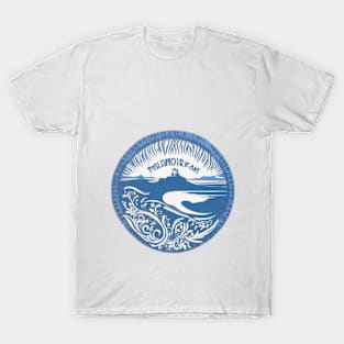 Mystical Seaside Lighthouse Papercut Art No. 832 T-Shirt